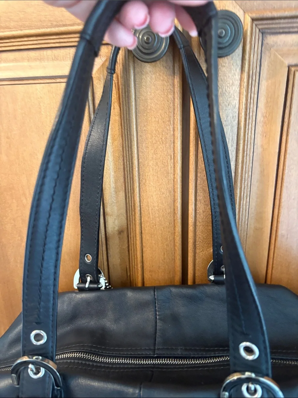 Vintage 2001 Coach All-Leather Tote Bag 🖤